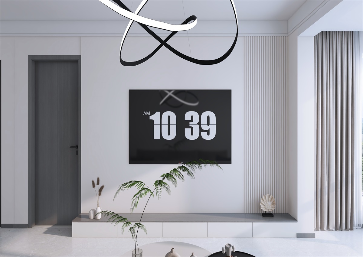 攬秀苑110㎡ | 小戶型裝修模板來(lái)了！現(xiàn)代簡(jiǎn)約風(fēng)+黑白灰百看不膩