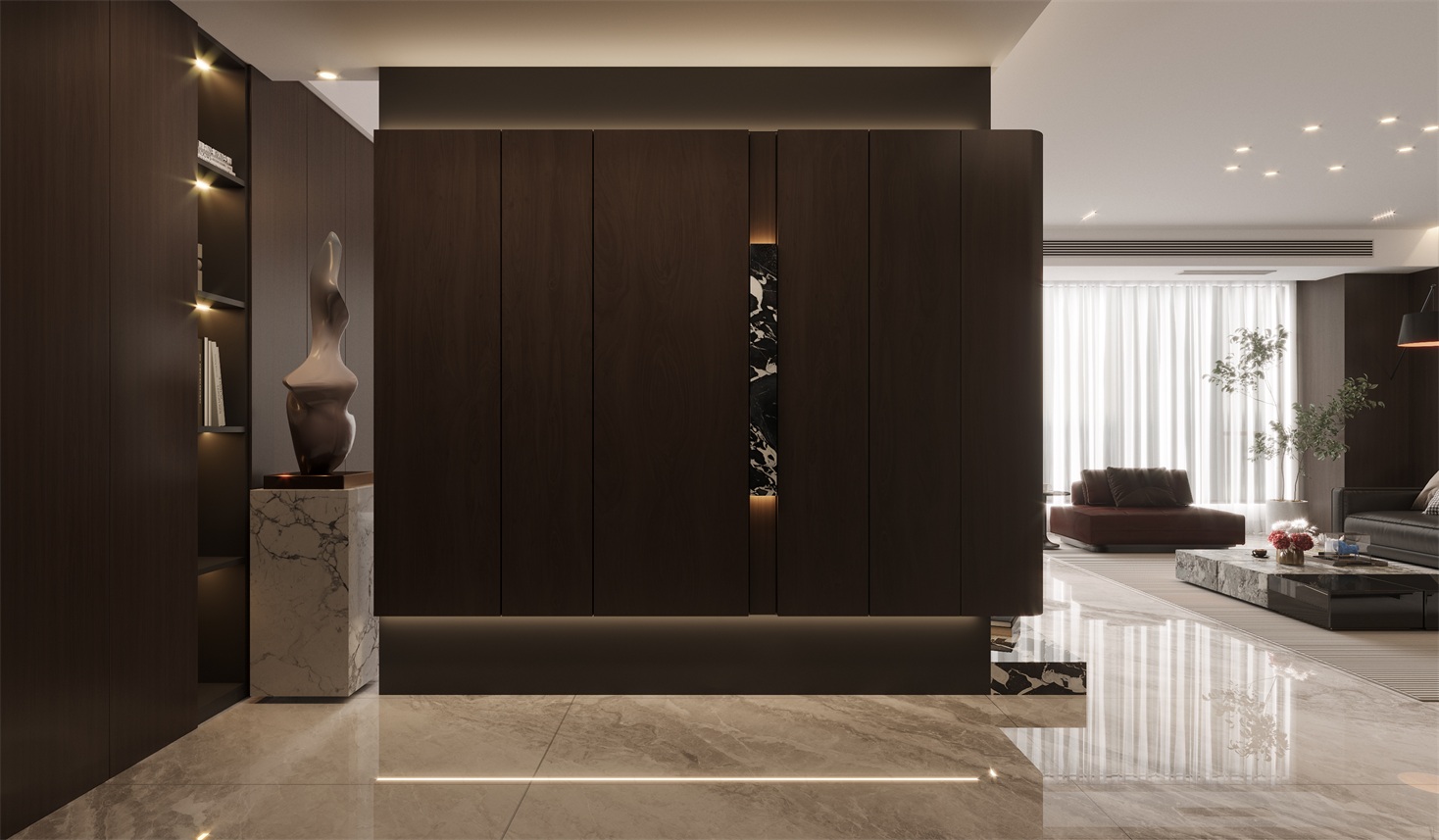 中海海樾133㎡ | 意式極簡風(fēng)又殺回來了！這高級感我真拒絕不了~