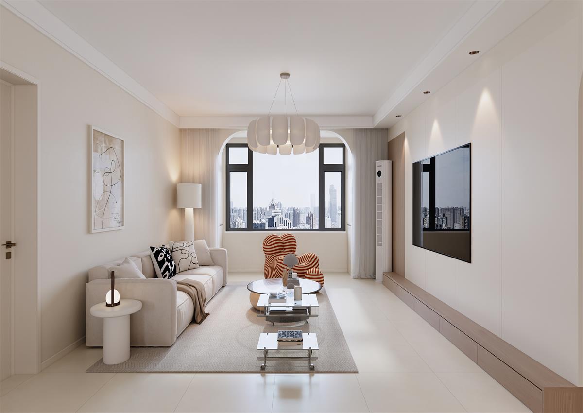 悅?！ぬ鞚櫢?53㎡ | 自帶溫柔濾鏡！奶油風(fēng)的家簡直是「松弛感」頂流！