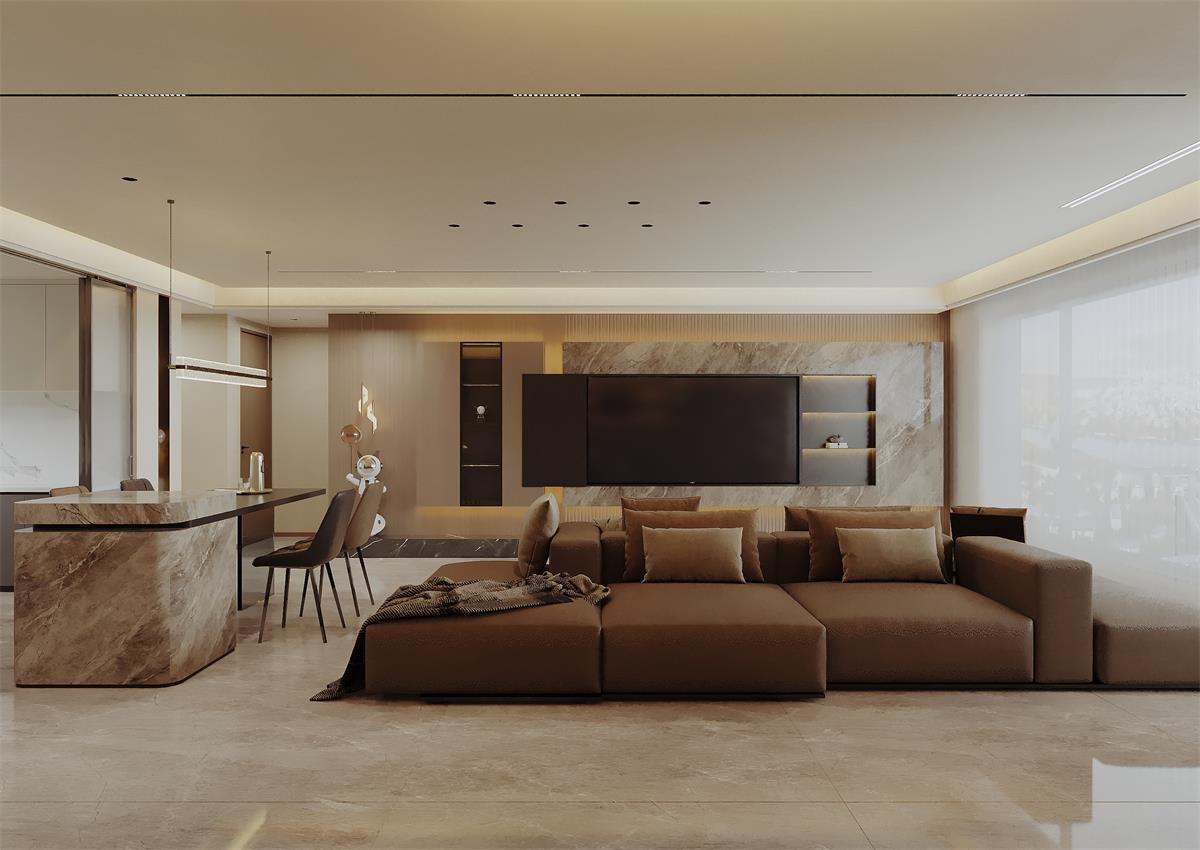 中恒央御143㎡ | 朋友說：品味不錯(cuò)哦！你家意式輕奢風(fēng)顯貴又好看