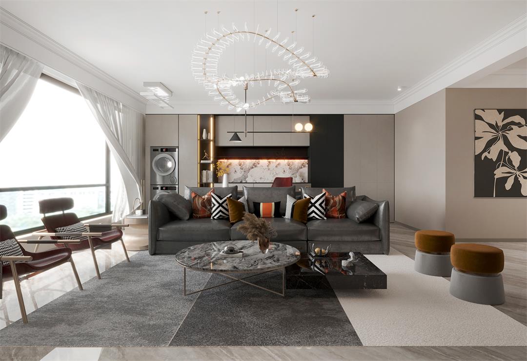 民生北府133㎡ | 沒跟風(fēng)！自己做主裝了現(xiàn)代風(fēng)的家，實(shí)用又耐看！